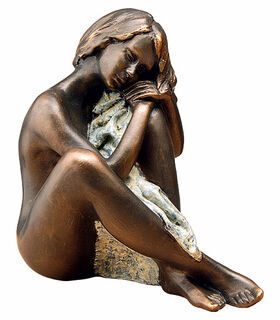 Sculpture "Esperanza", bronze collé