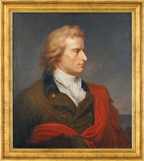 Tableau "Portrait de Schiller" (1808-1809), encadré