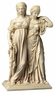 Sculpture "Luise et Friederike" (taille originale), marbre artificiel