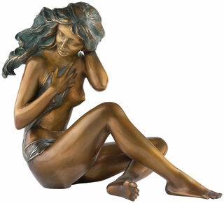 Sculpture "A l'aube", bronze