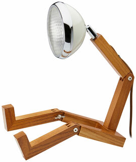 Lampe de table LED flexible "Mr. Wattson", version blanche