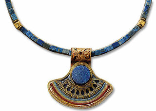 Collier royal en lapis-lazuli von Petra Waszak