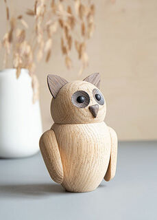 Figurine en bois "Owl Bubo", petite version - Design Nikolaj Klitgaard von ArchitectMade