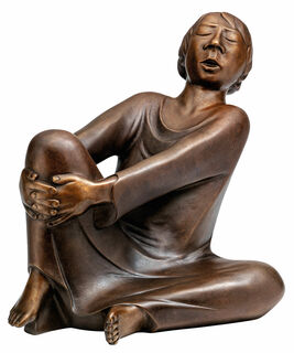 Sculpture "L'Homme qui chante" (1928), réduction en bronze, hauteur 34 cm