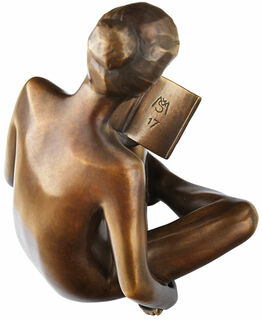 Sculpture "Reading Woman" (2018), bronze von SIME