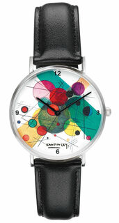 Montre-bracelet d'artiste "Kandinsky - Cercles dans un cercle"