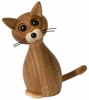 Figurine en bois "Lucky the Cat" - Design Chresten Sommer