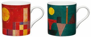 Set de 2 tasses avec motifs de l'artiste, porcelaine von Paul Klee