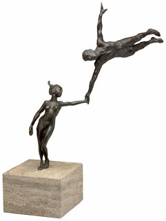 Sculpture "Confiance - L'art du partenariat", bronze