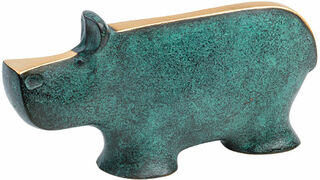 Sculpture "Hippopotame", bronze