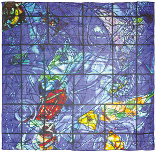 Foulard en soie "La création du monde" von Marc Chagall