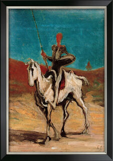 Tableau "Don Quijote" (1868/70), encadré