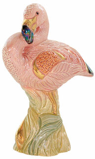 Figurine en céramique "Flamant"