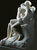 Sculpture "Le Baiser" (27 cm), version en marbre artificiel