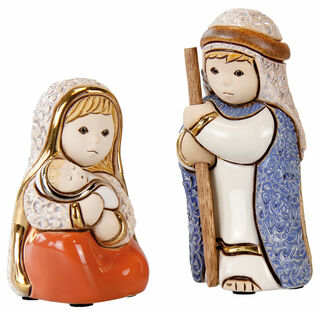 Figurines de la Nativité "Marie et Joseph", porcelaine