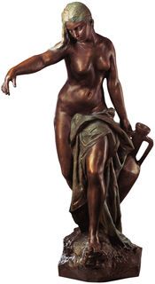 Sculpture "Porteuse d'eau Rebekka" (1897), version en bronze collé