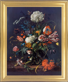 Tableau "Vase à fleurs" (vers 1660), encadré