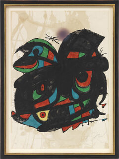 Tableau "Inauguracio Fundació Joan Miró" (1976)