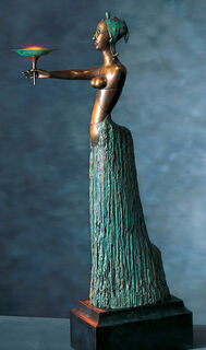 Grande sculpture "Daphné", bronze