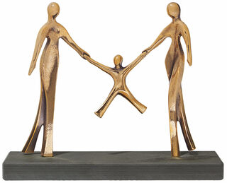 Sculpture "Happy Family", bronze
