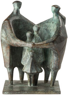 Sculpture "Famille", bronze