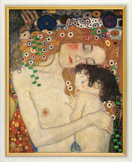 Tableau "Mère et enfant" (1905), encadré