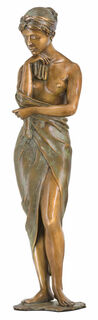 Sculpture "Dans la roseraie", bronze