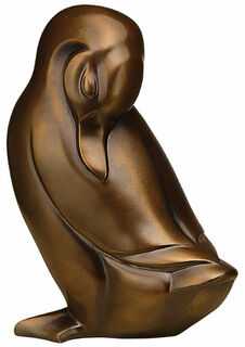 Sculpture "Duck", version en bronze collé