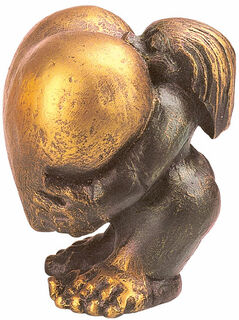 Sculpture "Heart of Gold" (femme), fonte