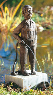 Sculpture de jardin / gargouille "Florian", bronze