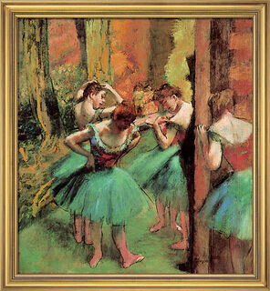 Tableau "Danseuses (rose et vert)" (vers 1890), encadré