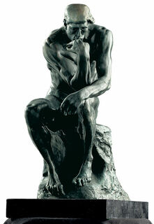 Sculpture "Le Penseur" (38 cm), version bronze von Auguste Rodin