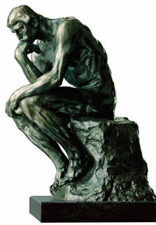 Sculpture "Le Penseur" (38 cm), version bronze