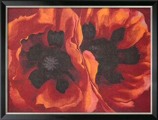 Tableau "Oriental Poppies" (1927), encadré