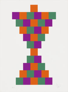 Tableau "3 x 12 champs de couleurs" (1985)