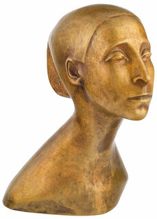 Buste "Portrait de la danseuse Sent M'Ahesa" (1917), réduction en bronze