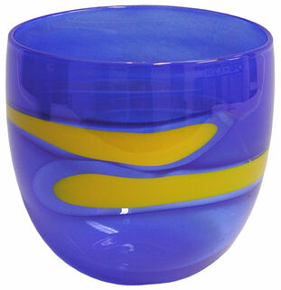 Vase de verre / bol "Cielo Azurro"
