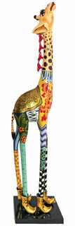 Giraffe "Little Roxanna", handbemalt