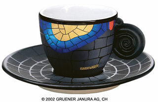 Tasse à espresso "Barbes de langue" von Friedensreich Hundertwasser