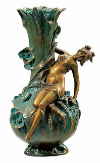 Vase "Coquelicot", version en bronze collé