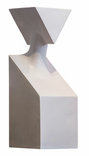 Sculpture "Les Muses Thalia", version en fonte blanche