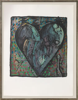 Tableau "Les cœurs viennois colorés à la main VI" (1990)