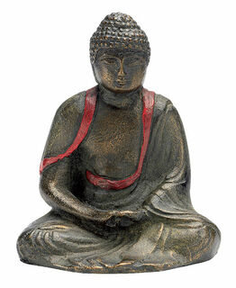 Sculpture de bouddha "Amida en méditation", bronze collé