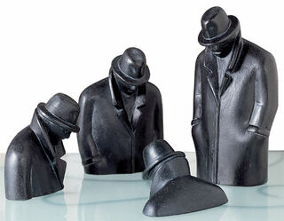 Groupe sculptural "Sequence", version en bronze collé
