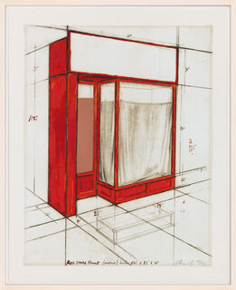 Tableau "Red Store Front, Project" (1977)