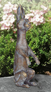 Sculpture de jardin "Lièvre", bronze