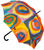 Stick umbrella "Colour Study Squares" (étude des couleurs)