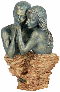 Sculpture "First Love", pierre artificielle