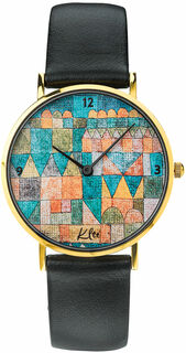 Montre-bracelet d'artiste "Temple Quarter in Pert" - d'après Paul Klee