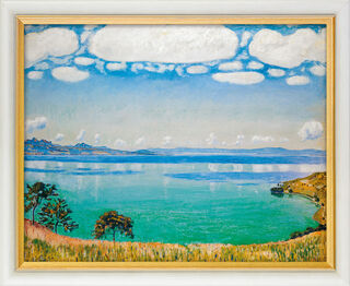 Tableau "Lac Léman depuis Chexbres" (1905), encadré